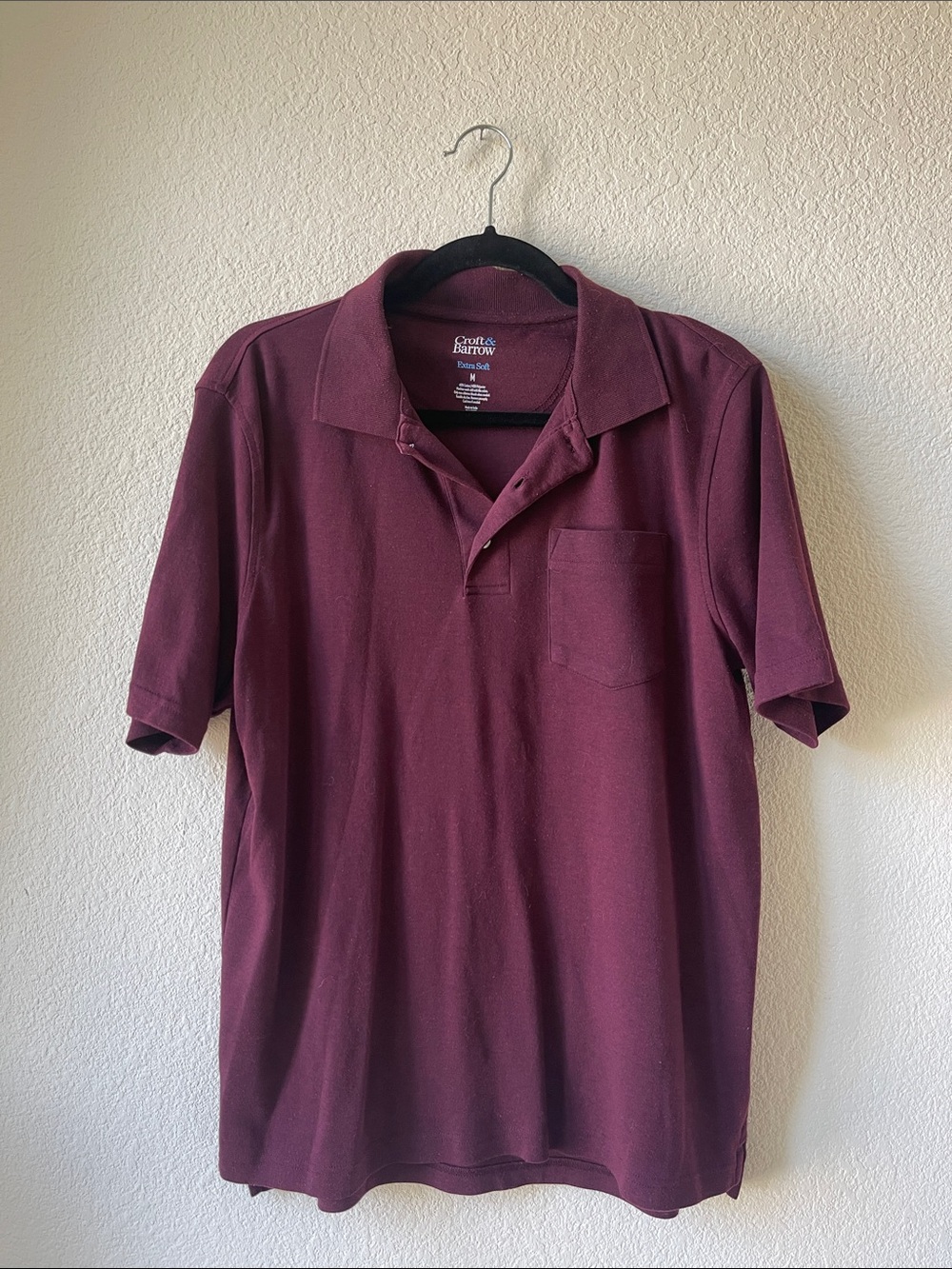 croft & barrow Men's Polo Shirt - Maroon